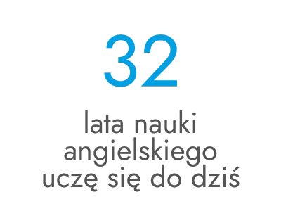 32 lata nauki języka angielskiego
